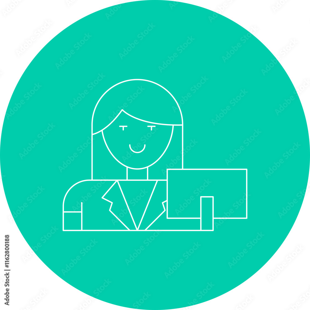 Cashier icon single vector illustration Cashier icon single vector illustration