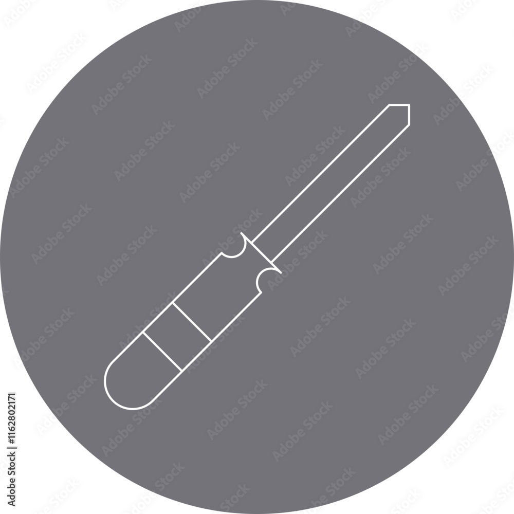 Screwdriver icon single vector illustration Screwdriver icon single vector illustration