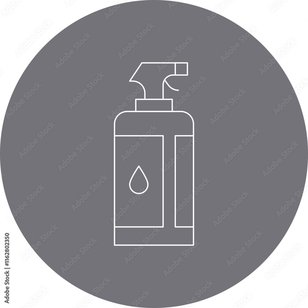 Cleaner icon single vector illustration