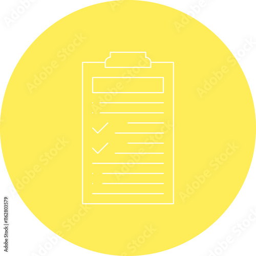 Guidelines icon single vector illustration