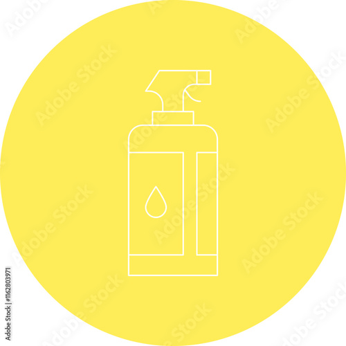 Cleaner icon single vector illustration