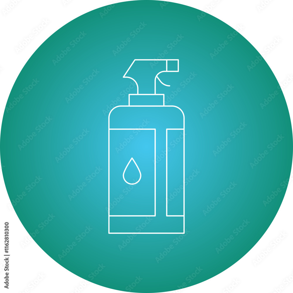 Cleaner icon single vector illustration