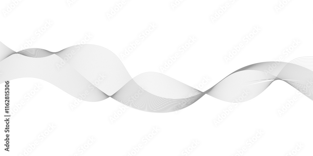 Abstract white and grey background with technology business wave lines. Abstract background with a wave curve lines. Frequency sound wave line and technology concept background. Abstract white and grey background with technology business wave lines. Abstract background with a wave curve lines. Frequency sound wave line and technology concept background.
