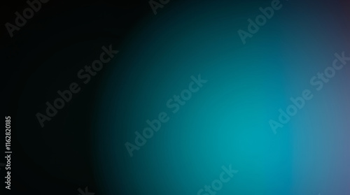 Abstract teal and black gradient background creating a moody atmosphere