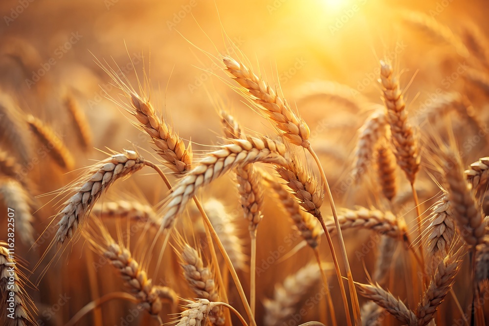 golden wheat field, Golden wheat stalks, soft focus, warm sunlit background golden wheat field, Golden wheat stalks, soft focus, warm sunlit background