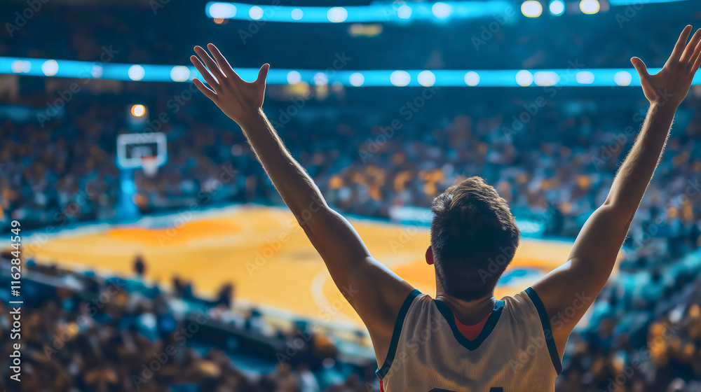 Arena crowd sporting event, stadium spectator excitement, championship fan atmosphere, passionate audience gathering Arena crowd sporting event, stadium spectator excitement, championship fan atmosphere, passionate audience gathering