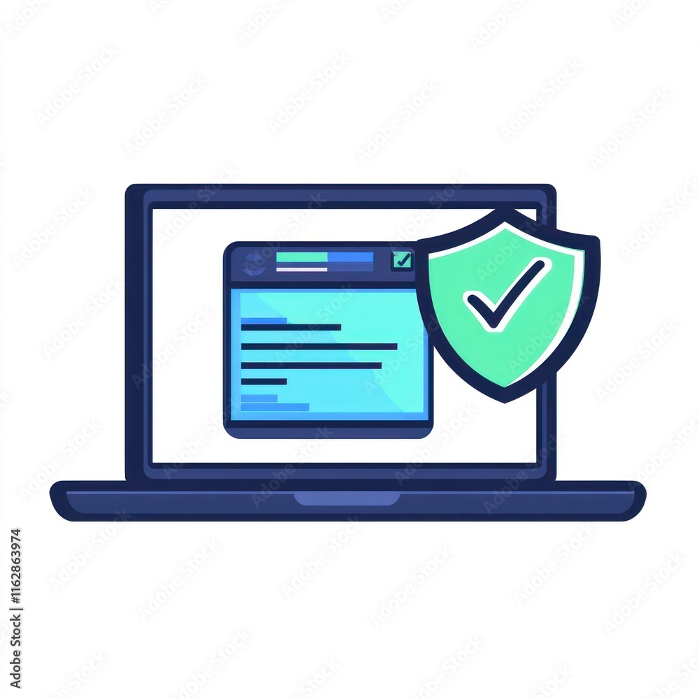 Secure Laptop Website Protection Online Safety Secure Laptop Website Protection Online Safety