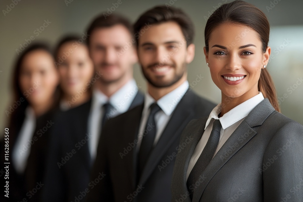 Formal business people in meeting room, Generative AI Formal business people in meeting room, Generative AI