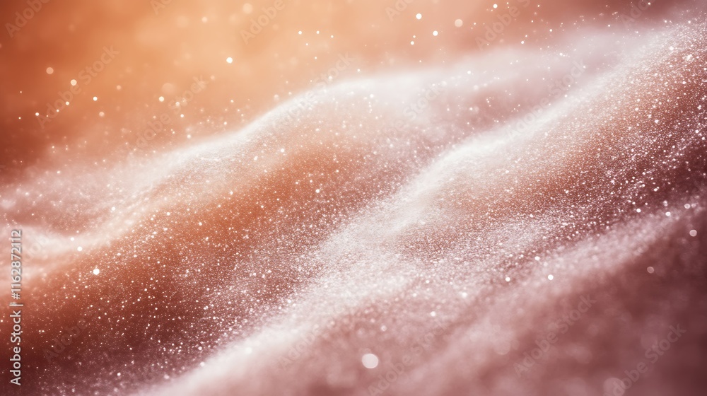 Fototapeta premium Glittering Rose Gold Abstract Texture Background