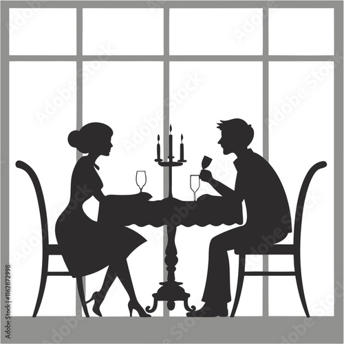 couple in restaurant