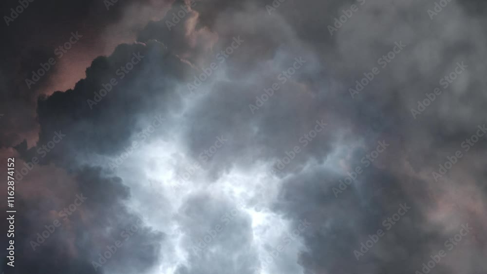 lightning strikes in the dark sky during a storm lightning strikes in the dark sky during a storm