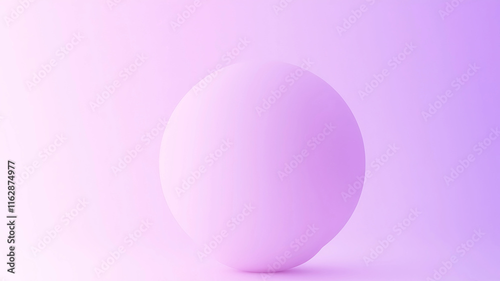 Abstract 3D rendering of a smooth, light purple sphere on a soft gradient background. Minimalist design, perfect for presentations or websites. Abstract 3D rendering of a smooth, light purple sphere on a soft gradient background. Minimalist design, perfect for presentations or websites.