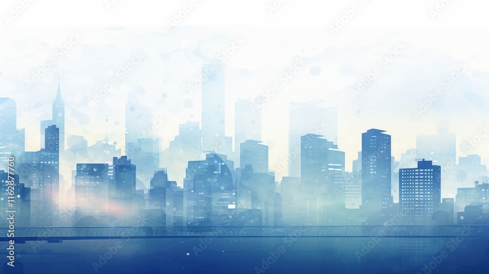 Urban Serenity - Soft-focus Cityscape Vector Illustration with Blurred Lights and Peaceful Atmosphere Urban Serenity - Soft-focus Cityscape Vector Illustration with Blurred Lights and Peaceful Atmosphere