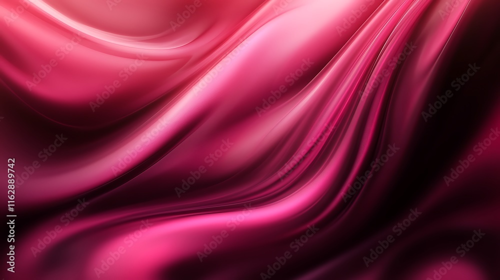 Fototapeta premium Abstract Pink Swirling Fluid Design Background