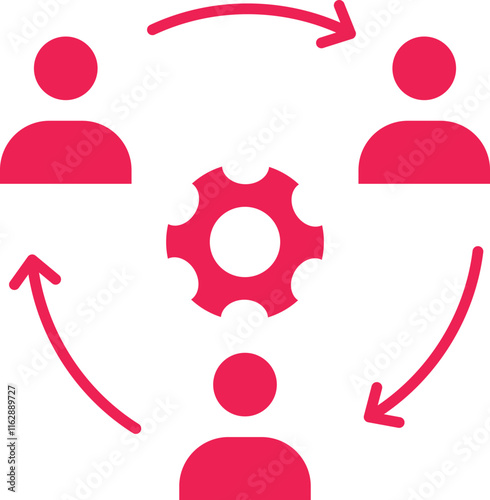 Communication interaction icon. manage customer service requests and support.Social Networks and Communication. icons representing communication and online interaction