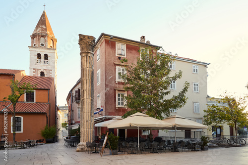 Old town of Zadar city in Croatia