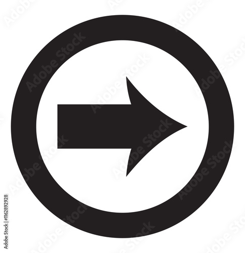Free Download Right arrow icon vector illustration - GFXLoad