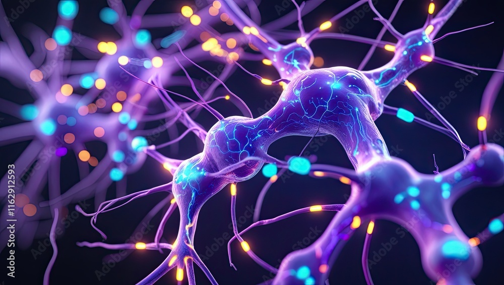 Abstract Neural Network Illustration Abstract Neural Network Illustration
