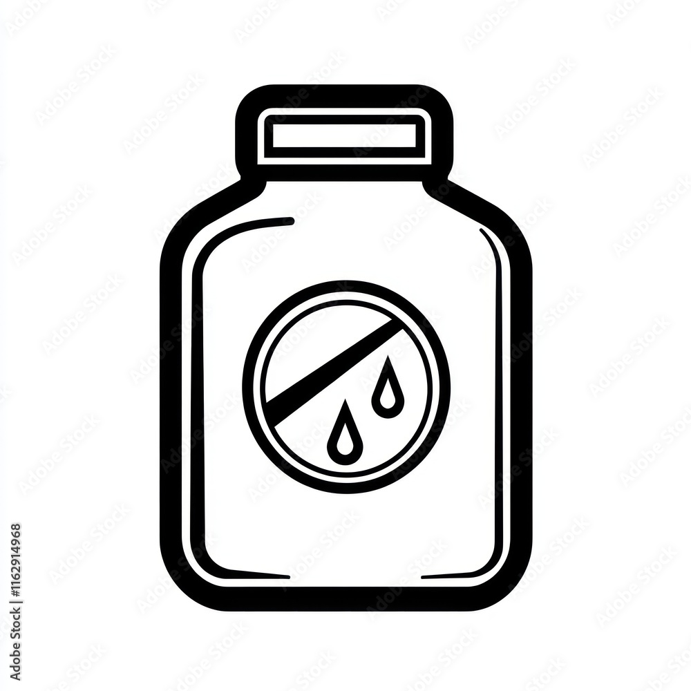 Waterproof Jar Container Shows No Leaks Waterproof Jar Container Shows No Leaks