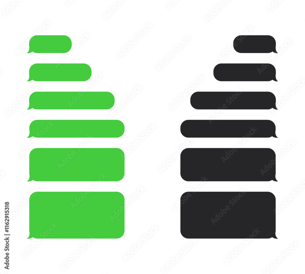 Chatting sms template bubbles. chatting bubbles. Dialogue bubbles. Chat icon message symbol, transparent background Chatting sms template bubbles. chatting bubbles. Dialogue bubbles. Chat icon message symbol, transparent background