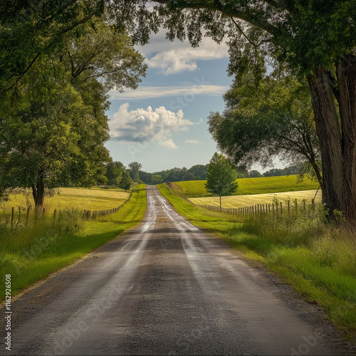 road in the countryside