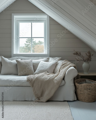 living room with a sofa