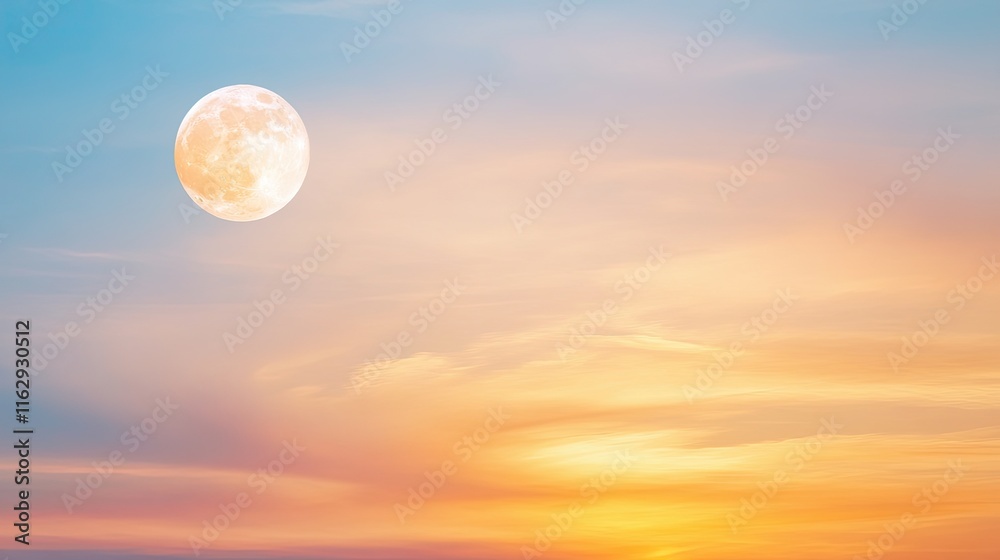 Celestial Harmony With Two Suns Illuminating a Tranquil Horizon at Twilight