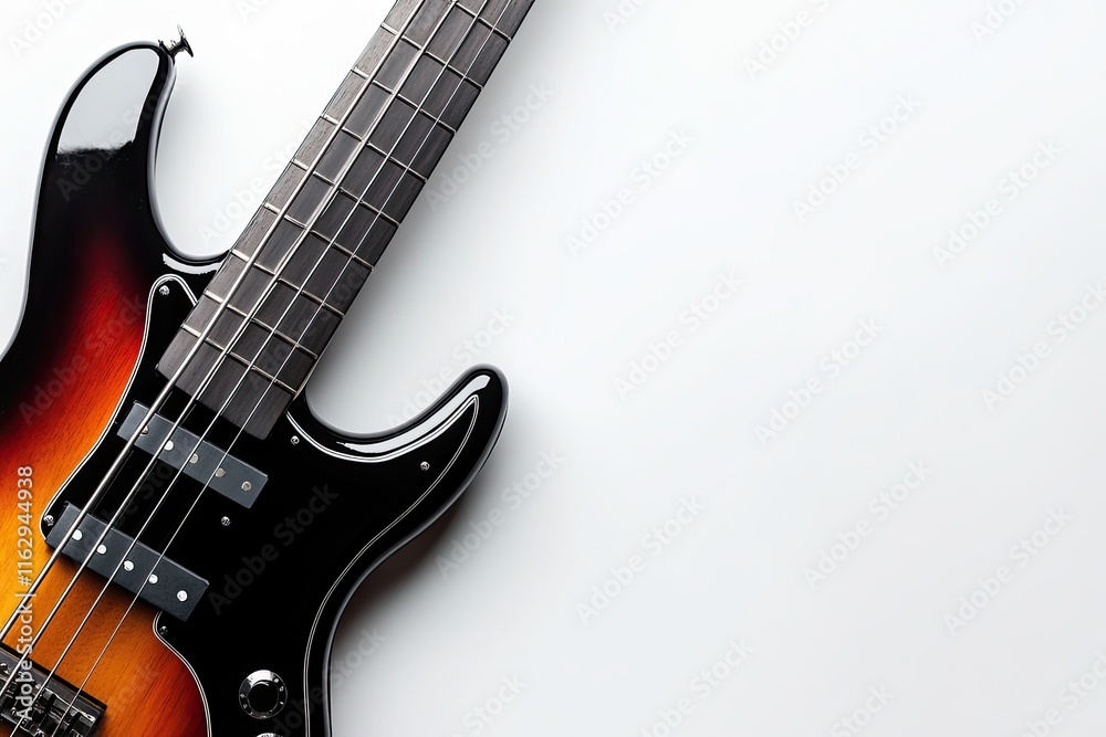 Fototapeta premium Bass isolated on white background 