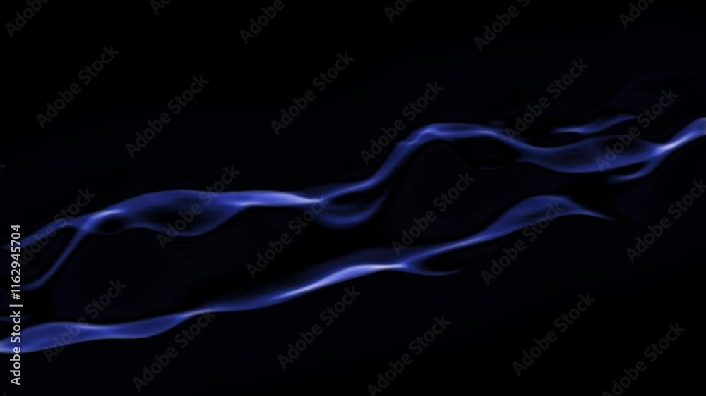 Abstract Wavy Lines 4k video. Seamless abstract blue wavy background. Abstract Wavy Lines 4k video. Seamless abstract blue wavy background.