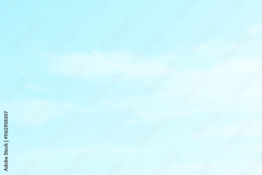 Blue pastel sky with white cloud. Beautiful sky in the morning. Freedom of life, New life beginning and Positive thought and energy concepts. Blue pastel sky with white cloud. Beautiful sky in the morning. Freedom of life, New life beginning and Positive thought and energy concepts.