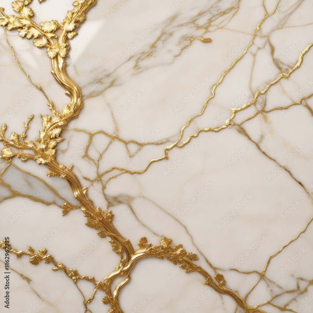 Abstract background with a smooth, white marble texture.
