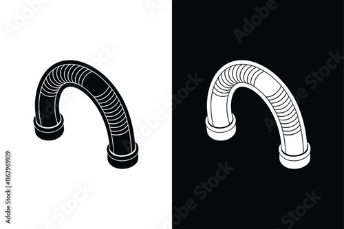 Tube bender icon vector on White Background ,Vector Art Illustration on white background.