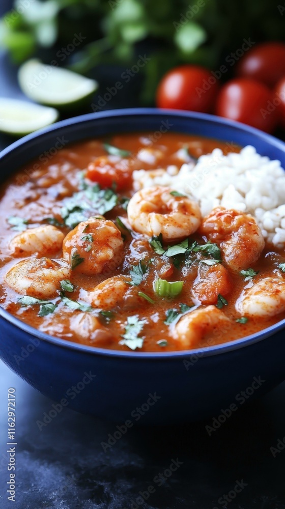 Delicious food photography warm bowl of gumbo Delicious food photography warm bowl of gumbo