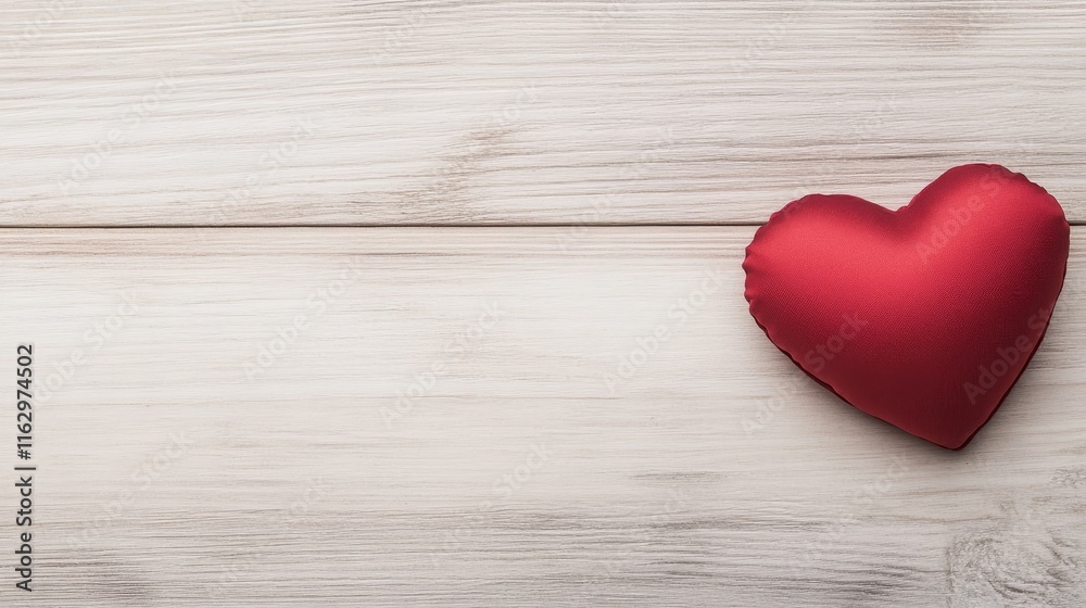 Romantic Valentine's Day Background with red hearts 2