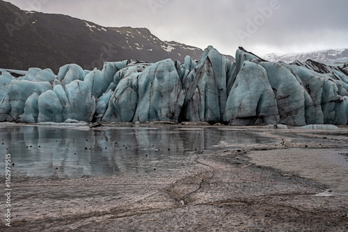 Lodowiec Solheimajokull