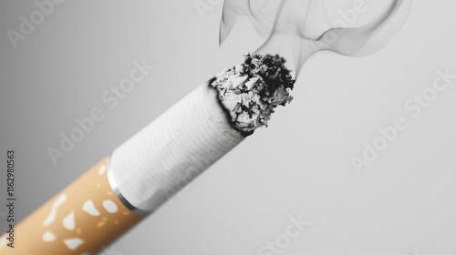 cigarette smokes on the background