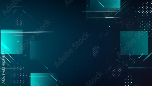 teal minimalistic tech background 
