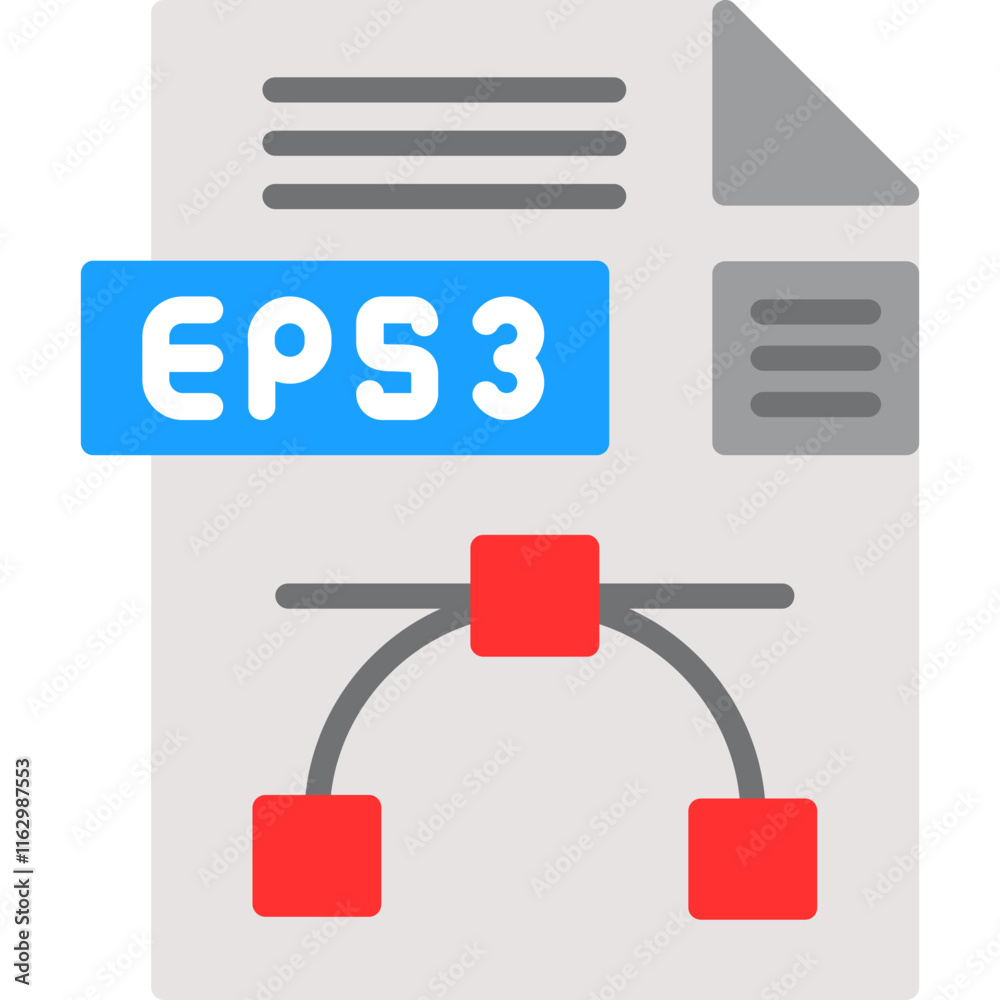 Obraz premium ESP3 File Format Icon
