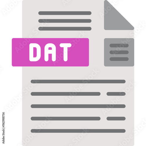 DAT File Format Icon