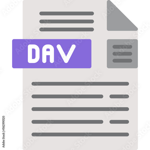 DAV File Format Icon