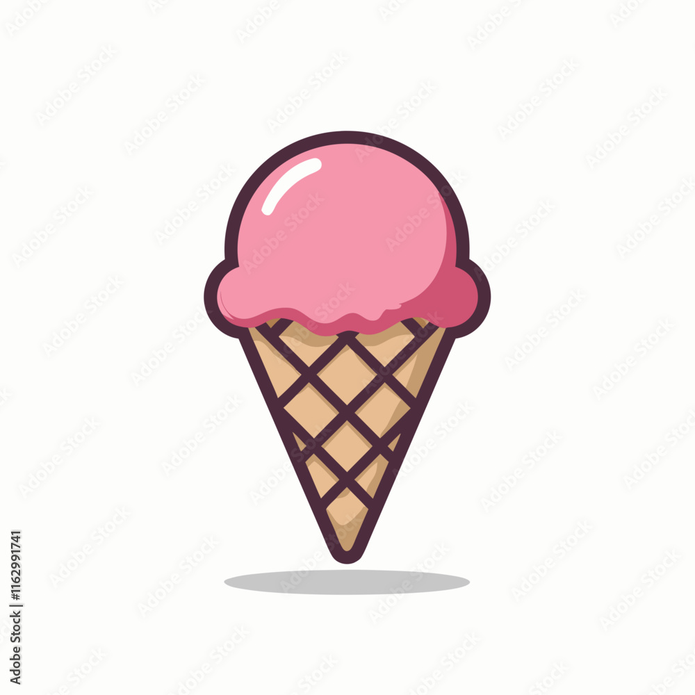 strawberry ice cream draw
