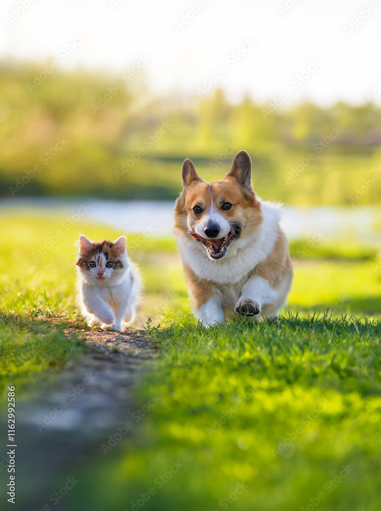 dog and cat dog and cat