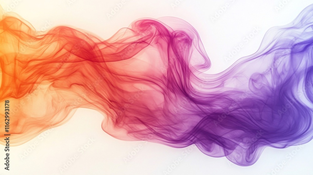 Abstract Colorful Smoke Wave Design Abstract Colorful Smoke Wave Design