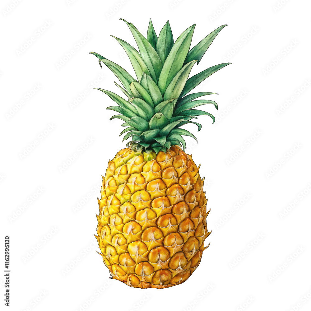 pineapple on white pineapple on white