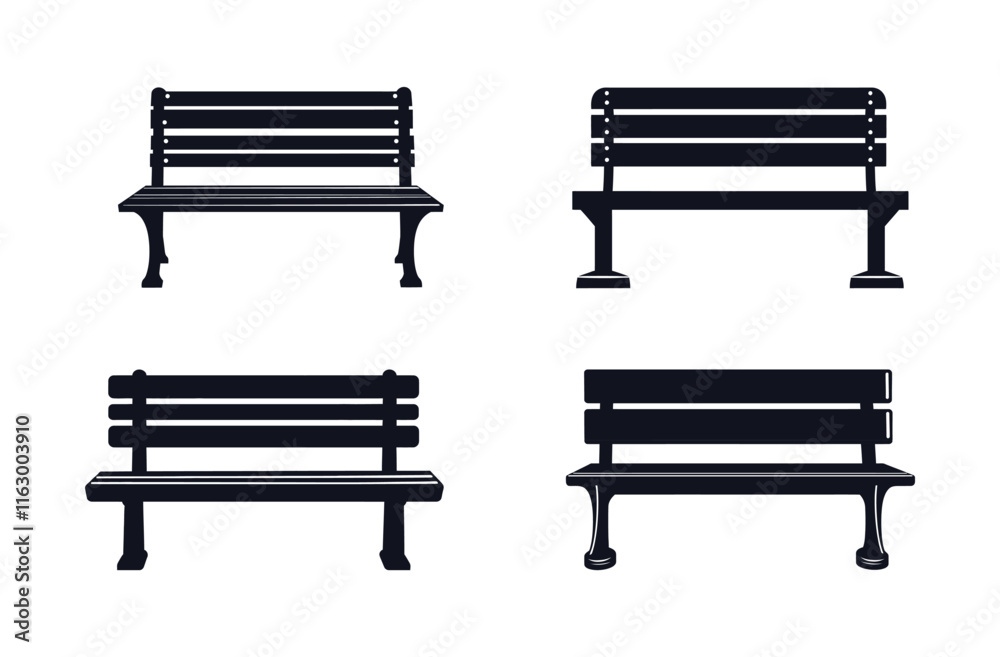 set of bench set of bench
