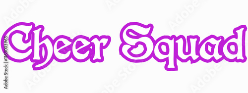 set of cheerleading items vector