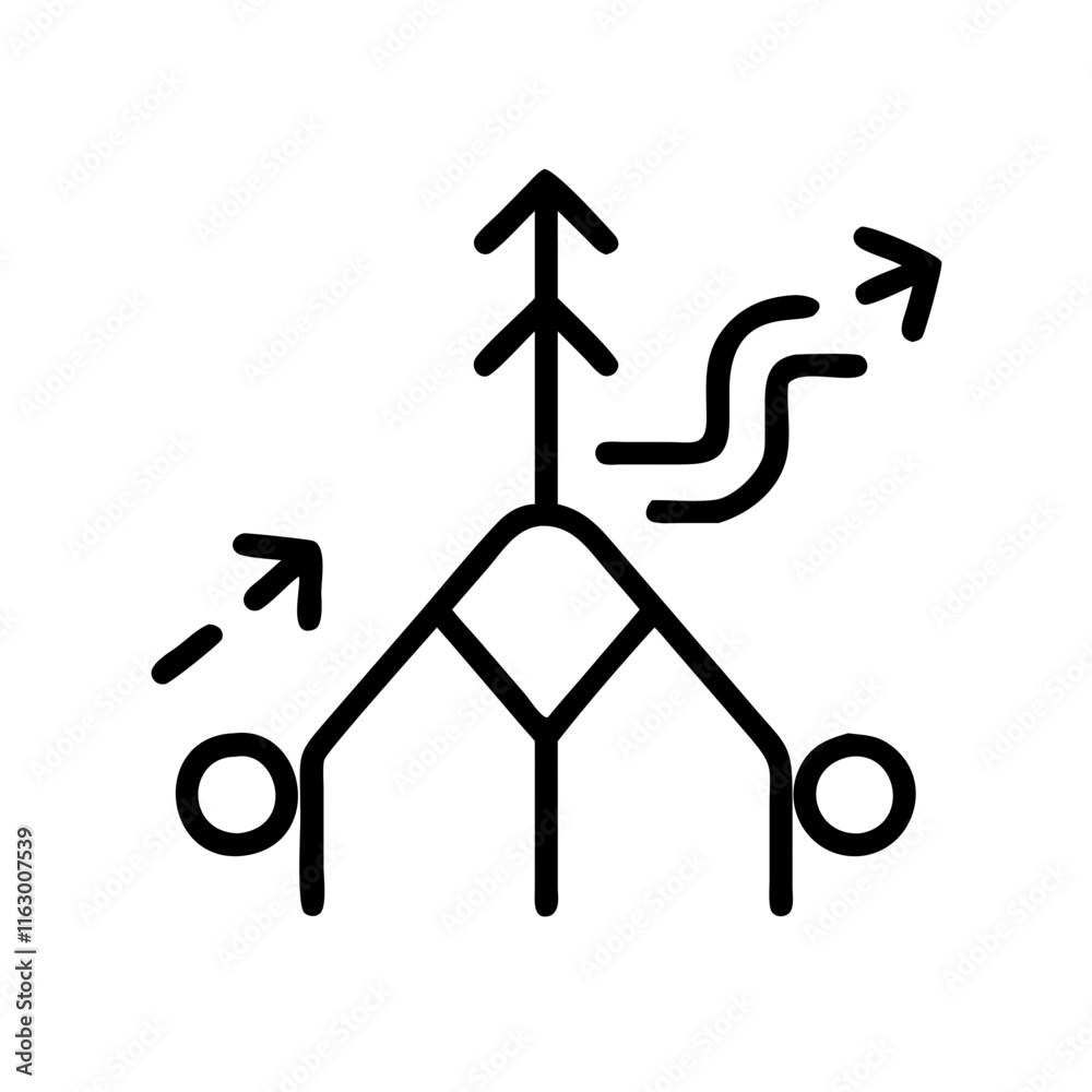 Symbolizes growth, progress, or success