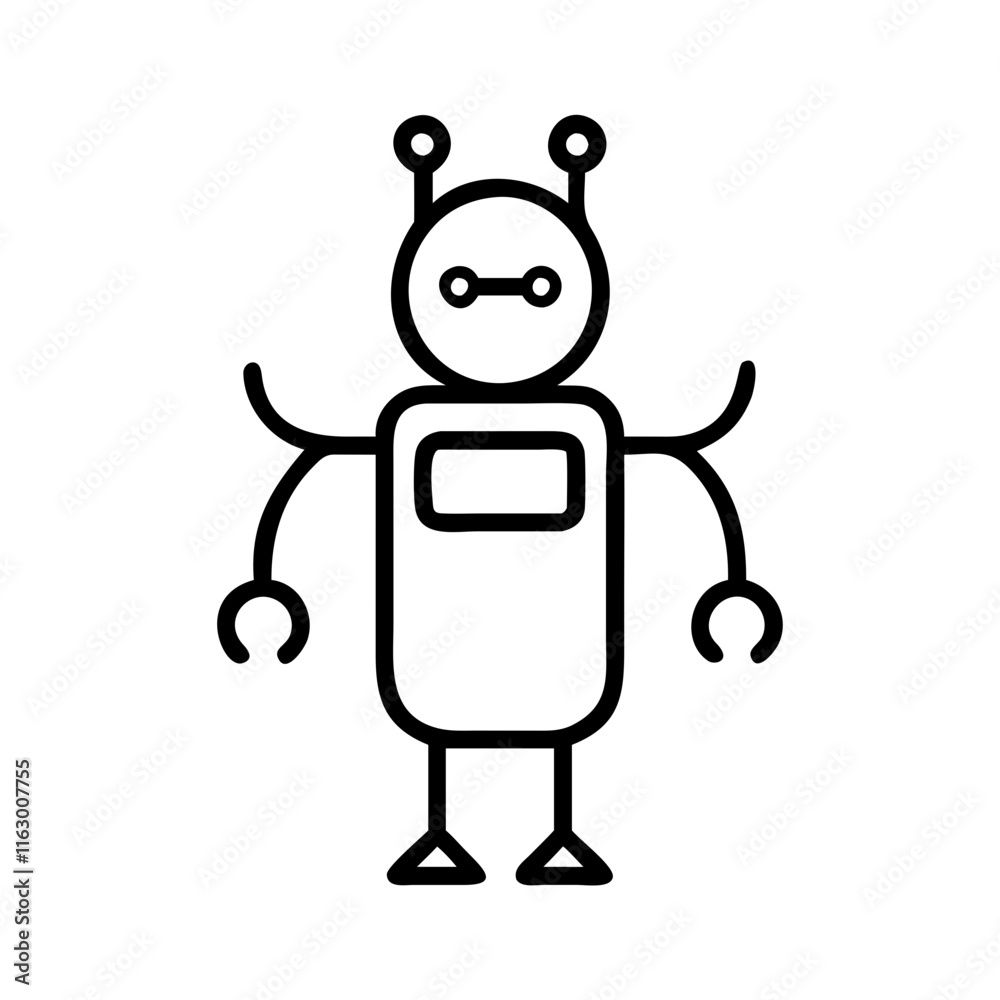 A robot icon representing automation or technology. A robot icon representing automation or technology.