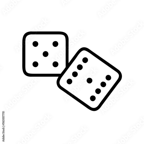 A dice icon representing games, fun, or randomness.