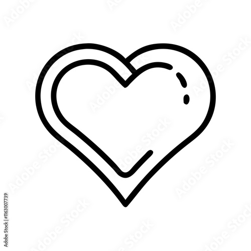 A heart icon symbolizing love, health, or care.